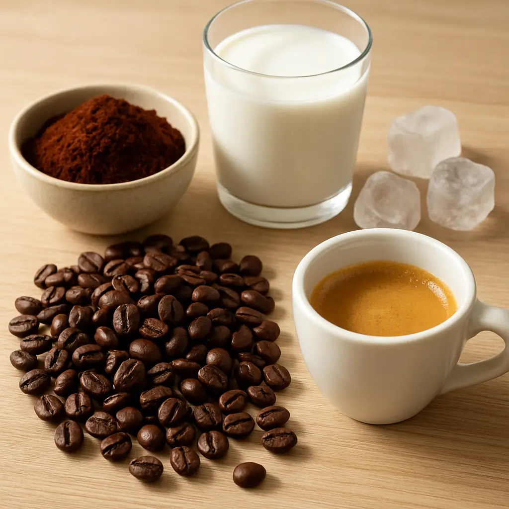 مواد اولیه آیس لاته