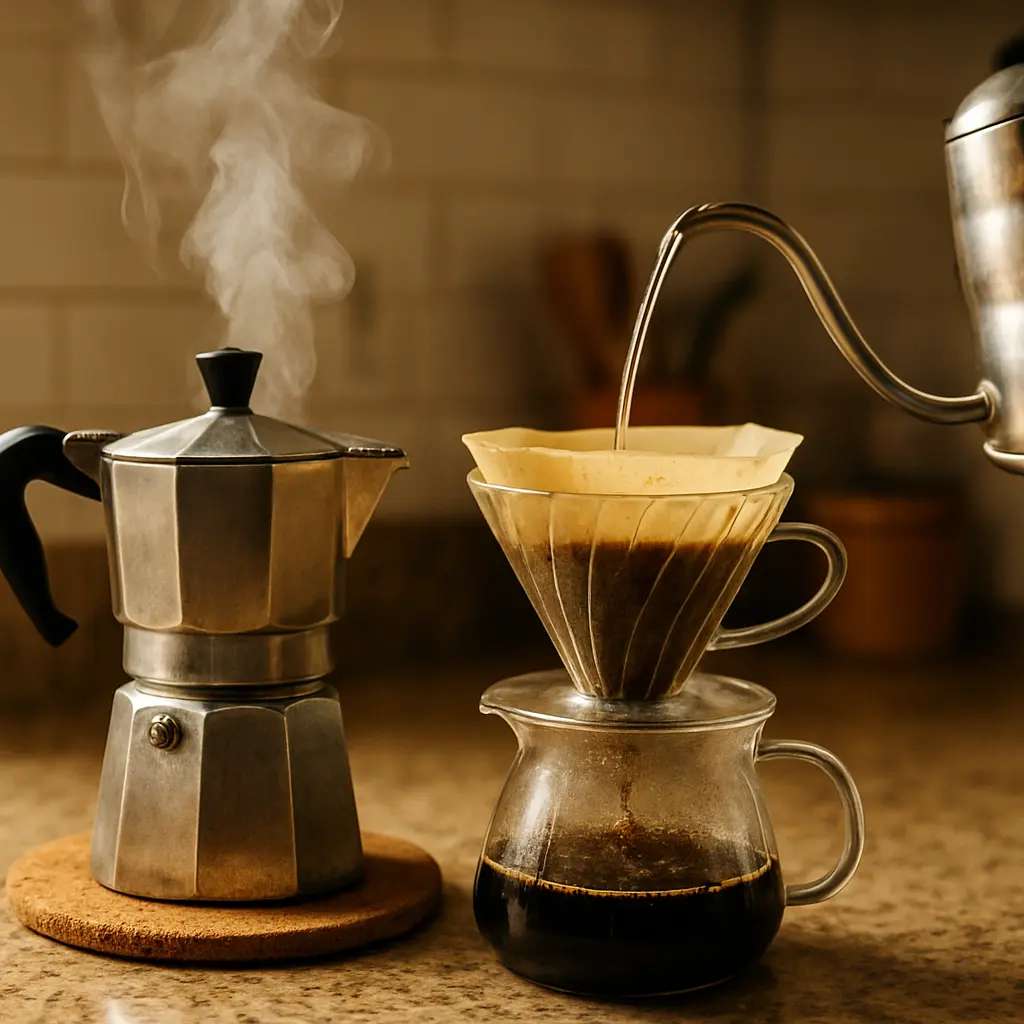 دمآوری قهوه در خانه