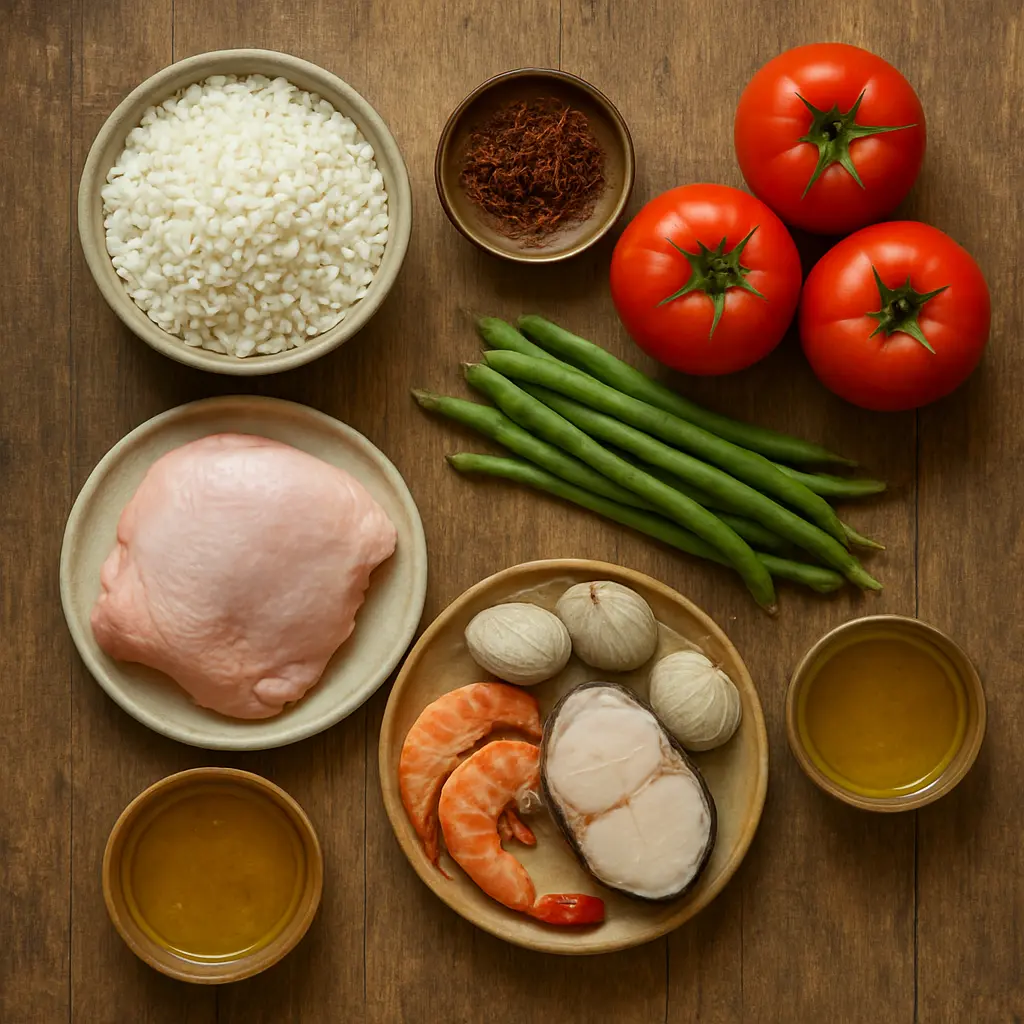 مواد اولیه پائیا